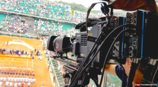 8K Sharp Camera with Ereca Cam Racer at Roland Garros 2018